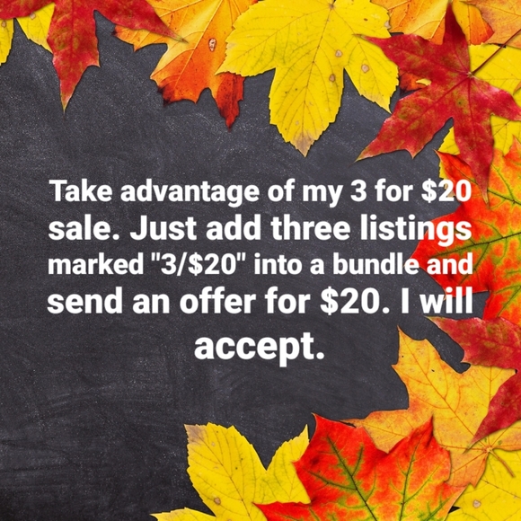 💥SALE💥 3 for $20 - Picture 2 of 3